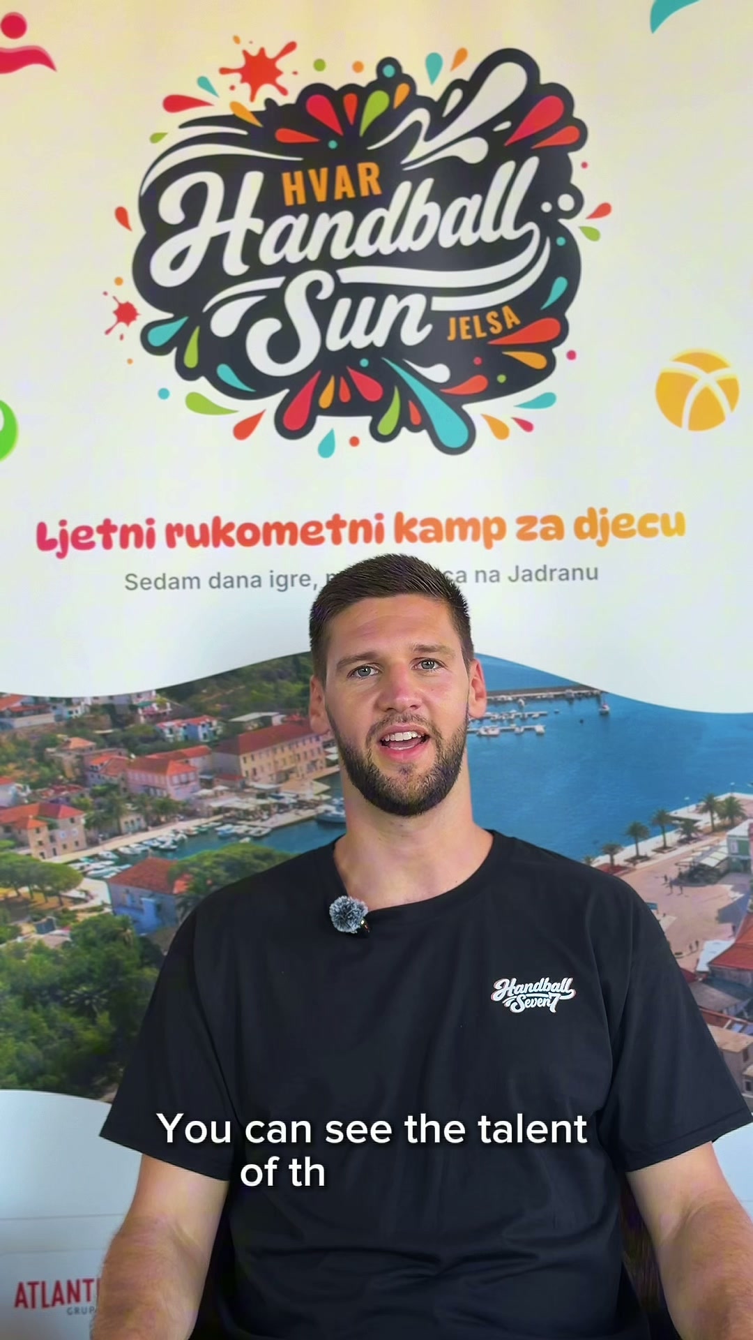 Handball Sun professional players in Jelsa, Hvar